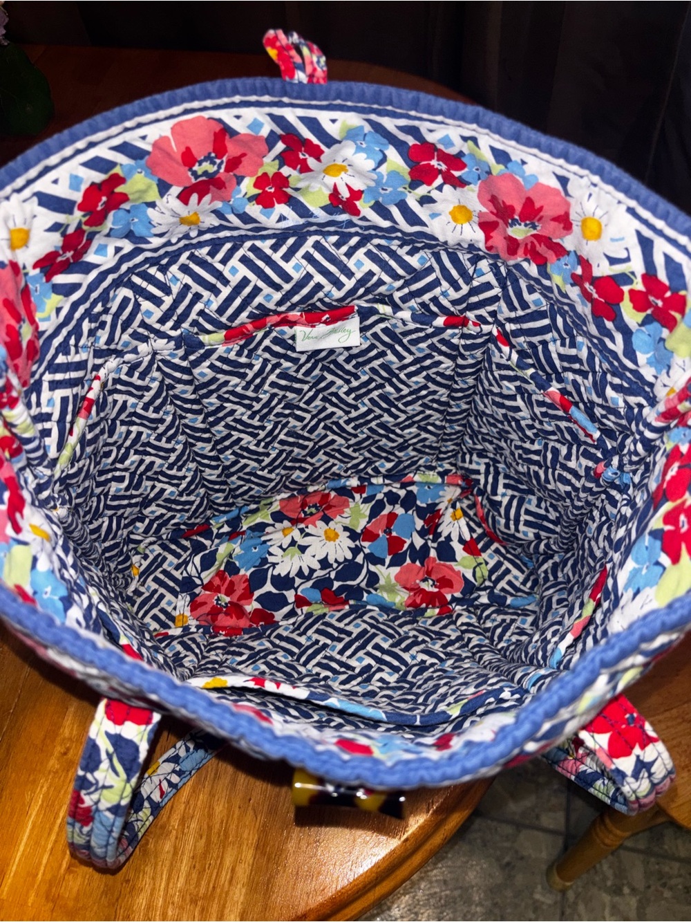Vera Bradley Floral Tote Bag - Picture 3 of 3